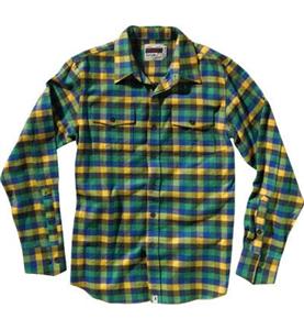 ALTAMONT WHAT IT DO LONGSLEEVE PLAID FLANNEL SHIRT IN YELLOW
