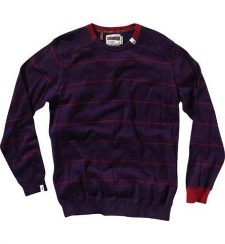 ALTAMONT HI JINX CREW SWEATER IN PURPLE