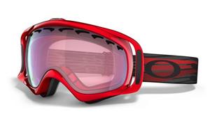 OAKLEY CROWBAR GOGGLES IN BRIGHT RED WITH A PINK IRIDIUM LENS