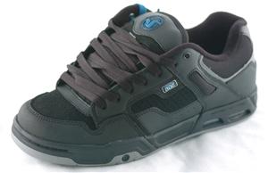 DVS ENDURO HEIR SHOE IN BLACK AND GREY HIGH ABRASION