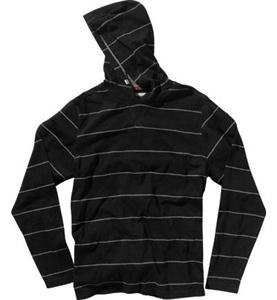 ALTAMONT HI JINX KNITTED LONG SLEEVE PULLOVER SWEATSHIRT IN BLACK