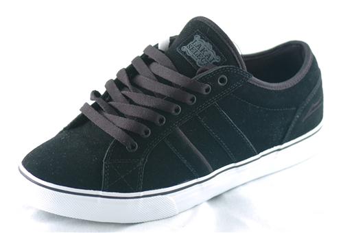 LAKAI MJ-2 SELECT SHOE IN BLACK SUEDE