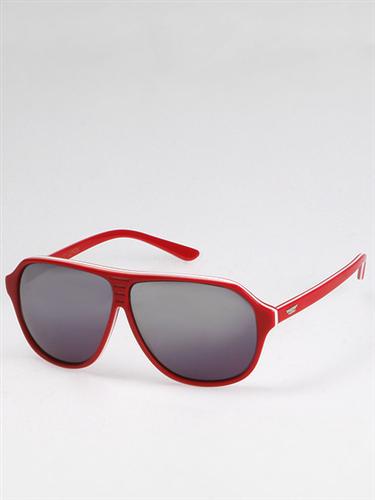 BRIGADA SCARFO SUNGLASSES IN THE DEATHWISH COLORWAY (RED/WHITE)