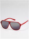 BRIGADA SCARFO SUNGLASSES IN THE DEATHWISH COLORWAY (RED/WHITE)