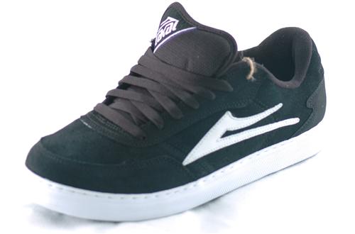LAKAI MJ-5 SHOE IN BLACK SUEDE