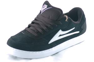 LAKAI MJ-5 SHOE IN BLACK SUEDE