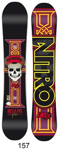 NITRO BRYAN FOX PRO SNOWBOARD 157 CM