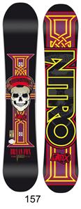 NITRO BRYAN FOX PRO SNOWBOARD 157 CM