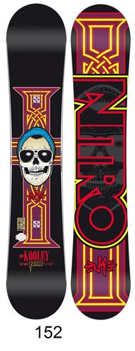 NITRO JON KOOLEY PRO SNOWBOARD 152 CM