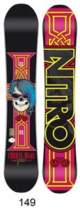 NITRO WOMENS CHERYL PRO SNOWBOARD 149 CM