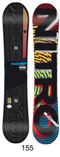 NITRO BLACKLIGHT SNOWBOARD