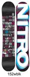NITRO TEAM WIDE BLACK SNOWBOARD
