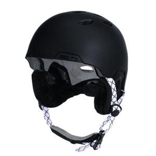 PROTEC VIGILANTE MATTE BLACK SNOW HELMET