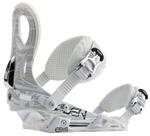 RAIDEN WOMENS ERIS SNOWBOARD BINDINGS IN WHITE AND GREY