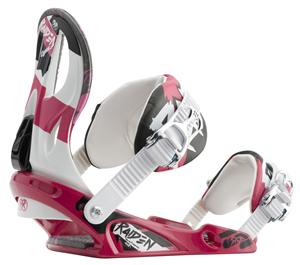 RAIDEN WOMENS LYNX SNOWBOARD BINDINGS IN THE TAPED COLORWAY