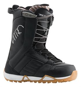 NITRO WOMENS FADER TLS SNOWBOARD BOOT IN BLACK AND WHITE