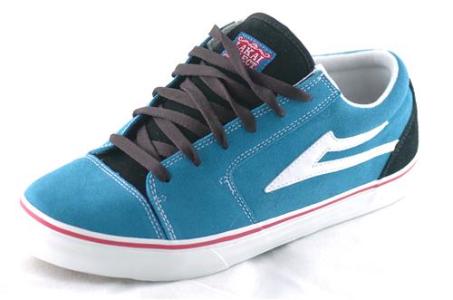 LAKAI CODA SELECT SHOE IN BLUE AND WHITE
