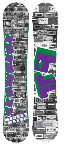 TECHNINE MIDGET MAFIA SNOWBOARD IN PURPLE