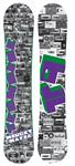 TECHNINE MIDGET MAFIA SNOWBOARD IN PURPLE
