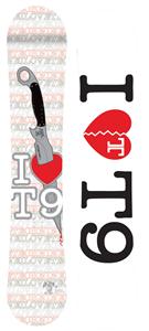 TECHNINE WOMENS JIB SNOWBOARD IN WHITE