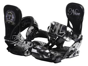 TECHNINE NINES PRO SERIES SNOWBOARD BINDINGS IN BLACK AND GOLD (ONE OF EACH)
