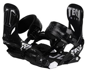 TECHNINE TEAM PRO SERIES SNOWBOARD BINDINGS IN BLACK