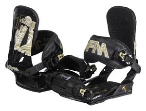 TECHNINE MFM CLASSIC SERIES SNOWBOARD BINDINGS IN BLACK