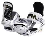 TECHNINE MFM CLASSIC SERIES SNOWBOARD BINDINGS IN WHITE