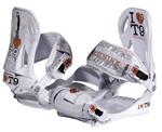 TECHNINE WOMENS JIB SERIES SNOWBOARD BINDINGS IN WHITE