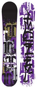 TECHNINE SPLIT T SPLATTER SNOWBOARD IN BLACK