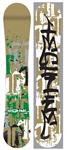 TECHNINE SPLIT T SPLATTER SNOWBOARD IN GOLD