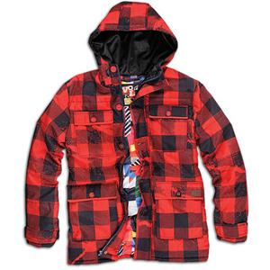 VOLCOM HAMMIED BRO JACKET IN RED