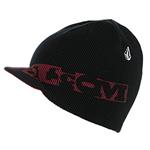 VOLCOM ALL DAY REVERSIBLE VISOR BEANIE IN BLACK