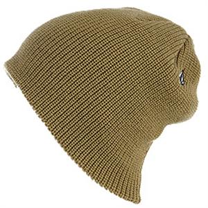 VOLCOM PERF LID BEANIE IN KHAKI