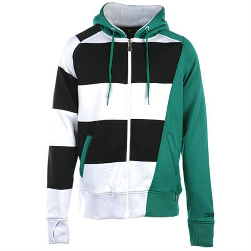 VOLCOM ICEMAN HYDRO SLIM ZIP SWEATSHIRT IN GREEN