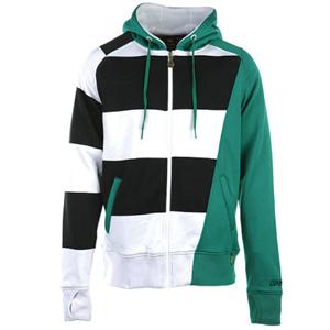VOLCOM ICEMAN HYDRO SLIM ZIP SWEATSHIRT IN GREEN
