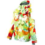 VOLCOM WOMENS PILOT GORE-TEX JACKET IN THE NIKI KELCE PRINT