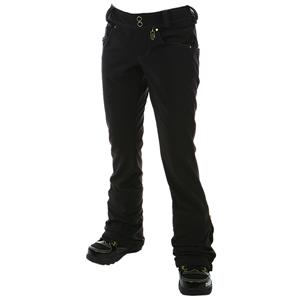 VOLCOM WOMENS HYBRID STRETCH PANTS IN BLACK