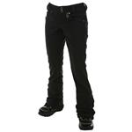 VOLCOM WOMENS HYBRID STRETCH PANTS IN BLACK
