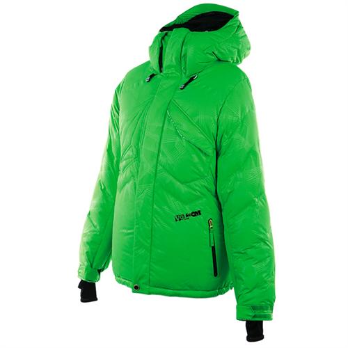 VOLCOM WOMENS VERIFIED WELDED DOWN JACKET IN JEWEL GREEN