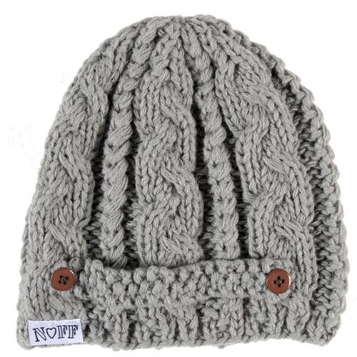 NEFF WOMENS MARY BEANIE IN GREY