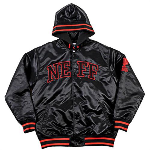 NEFF CHAMP JACKET IN BLACK