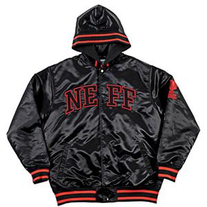 NEFF CHAMP JACKET IN BLACK