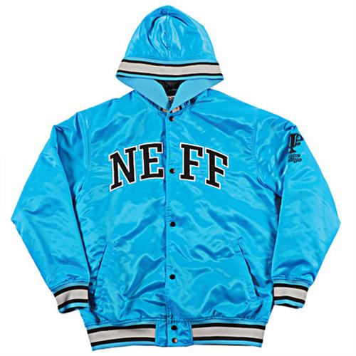 NEFF CHAMP JACKET IN BLUE