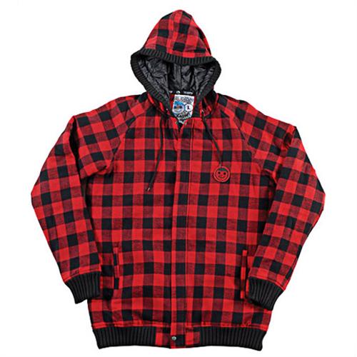 NEFF LUMBER JACKET IN RED