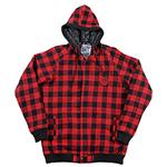 NEFF LUMBER JACKET IN RED