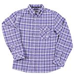 NEFF FINLEY FLANNEL SHIRT IN PURPLE