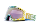 VONZIPPER FEENOM SNOW GOGGLES WITH LOVE IN FRAMES AND A SMOKE PINK CHROME LENS