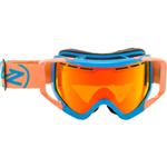 VONZIPPER PORKCHOP SNOW GOGGLES WITH MASHUP CYAN FRAMES AND A FIRE CHROME LENS