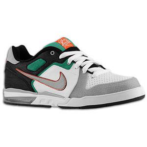 NIKE 6.0 AIR ZOOM CONVERGE SHOE IN WHITE, MATTE SILVER, AND SEA GREEN